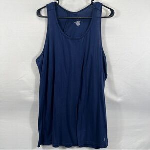 Torrid Active Womens Navy Sleeveless Tank Top 0757